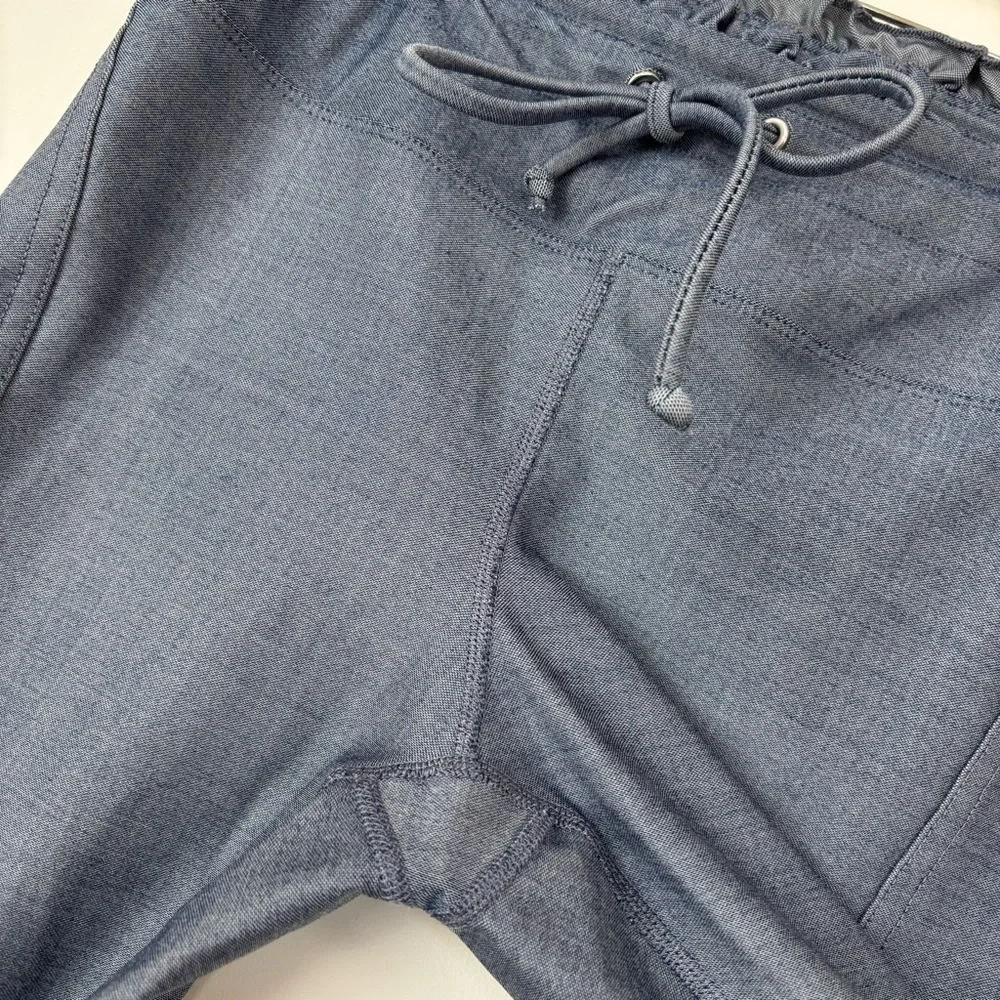 Year of Ours Blue Denim Papersack Sporty Leggings Size Medium